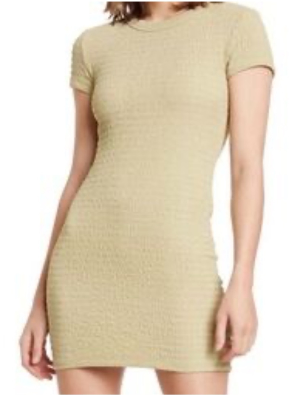 Elodie Textured Short-Sleeve Knit Dress NWT